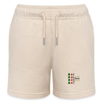 Frohes Fest - Kinder Organic Joggingshorts Mini Bolter von Stanley/Stella - Natur - Vorne