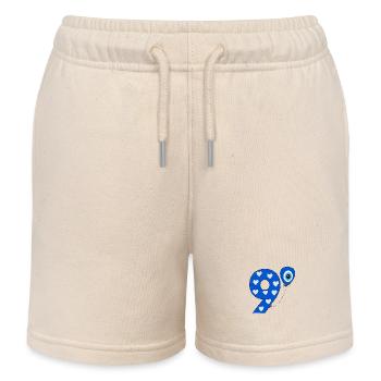 9.Geburtstag Nazar Happy Birthday 9 - Kinder Organic Joggingshorts Mini Bolter von Stanley/Stella - Natur - Vorne