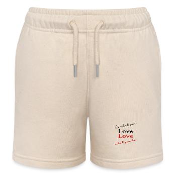 ZITAT, ZITATE, NACHRICHT, NACHRICHT, HUMOR - Kinder Organic Joggingshorts Mini Bolter von Stanley/Stella - Natur - Vorne