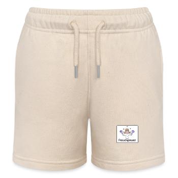 Frauenpower - Kinder Organic Joggingshorts Mini Bolter von Stanley/Stella - Natur - Vorne