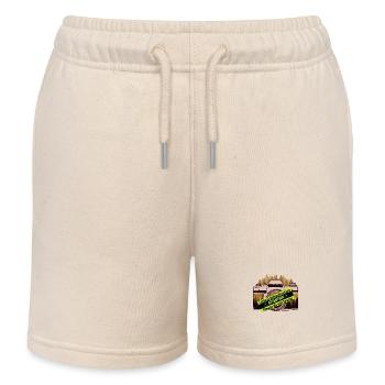 Die Fotokamera als Kritische Infrastruktur - Kinder Organic Joggingshorts Mini Bolter von Stanley/Stella - Natur - Vorne