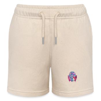 Flamingo Fusion - Kinder Organic Joggingshorts Mini Bolter von Stanley/Stella - Natur - Vorne