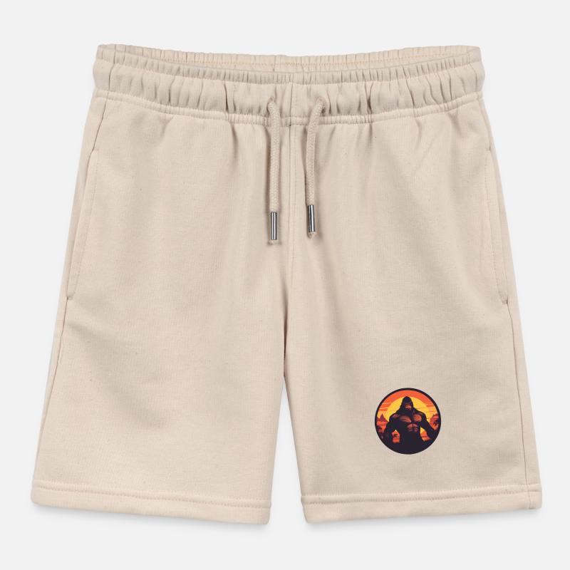 Conception forte de Gorilla Sunset Short de jogging enfant bio Stanley/Stella