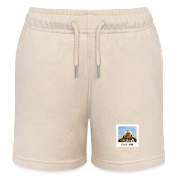 Bangkok - Kinder Organic Joggingshorts Mini Bolter von Stanley/Stella - Natur - Vorne