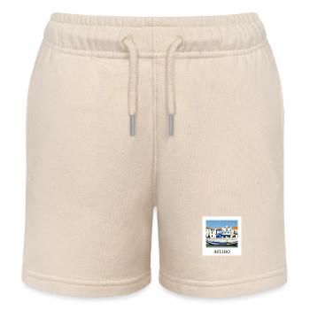 Kanäle von Aveiro - Kinder Organic Joggingshorts Mini Bolter von Stanley/Stella - Natur - Vorne