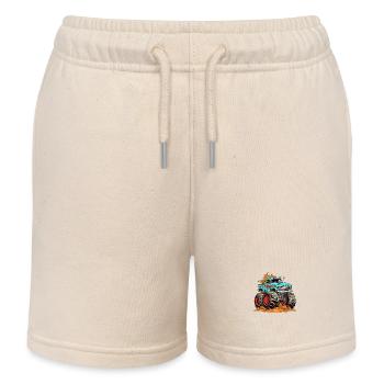Monstertruck MegaMover - Kinder Organic Joggingshorts Mini Bolter von Stanley/Stella - Natur - Vorne