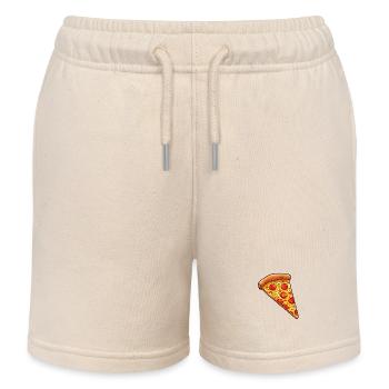 Pizza Lover Kitchen Pizza Slice pour les mangeurs de pizza - Short de jogging enfant bio Stanley/Stella - écru doux - Devant