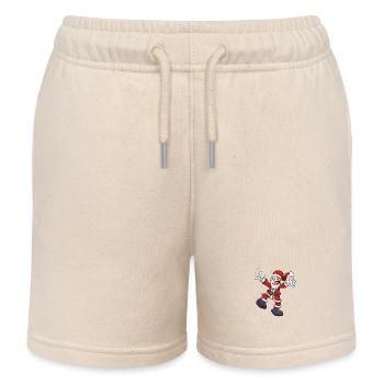 Père Noël effrayé - Short de jogging enfant bio Stanley/Stella - écru doux - Devant