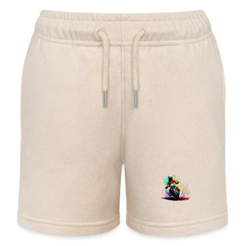 Moto Fan Moto Motard Motard Motard Motocross - Short de jogging enfant bio Stanley/Stella - écru doux - Devant
