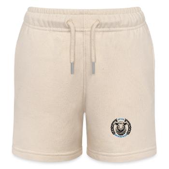 Schaf bleib ruhig und folge der Herde - Kinder Organic Joggingshorts Mini Bolter von Stanley/Stella - Natur - Vorne