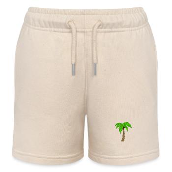 palme - Kinder Organic Joggingshorts Mini Bolter von Stanley/Stella - Natur - Vorne