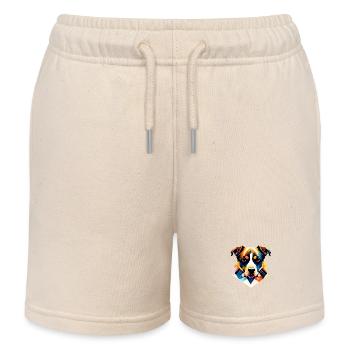 Schäferhund Hundehalter Hund Hunde Hundebesitzer - Kinder Organic Joggingshorts Mini Bolter von Stanley/Stella - Natur - Vorne