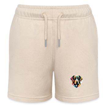 Hunde Schäferhund Hundehalter Hundebesitzer Hund - Kinder Organic Joggingshorts Mini Bolter von Stanley/Stella - Natur - Vorne