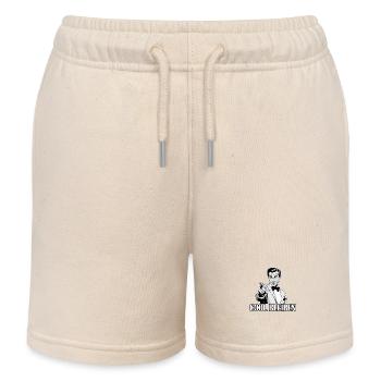 Retro Mann - COOL BLEIBEN - Kinder Organic Joggingshorts Mini Bolter von Stanley/Stella - Natur - Vorne