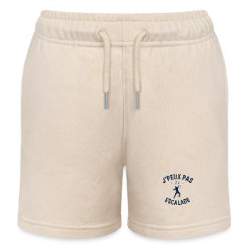 J peux pas j ai escalade - Short de jogging enfant bio Stanley/Stella - écru doux - Devant