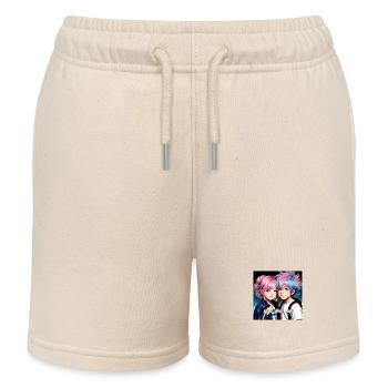 Du und ich - Kinder Organic Joggingshorts Mini Bolter von Stanley/Stella - Natur - Vorne
