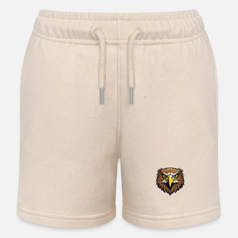 Aigle royal - Short de jogging enfant bio Stanley/Stella - écru doux