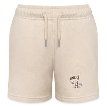 Crazy Veggies: Asparagus Pro Thumbs Up - Kinder Organic Joggingshorts Mini Bolter von Stanley/Stella - Natur - Vorne