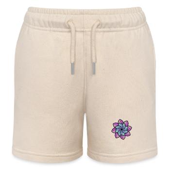 Blüte - Kinder Organic Joggingshorts Mini Bolter von Stanley/Stella - Natur - Vorne