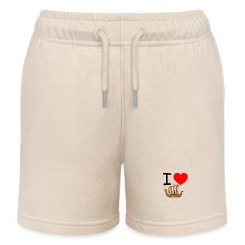Wikinger - Kinder Organic Joggingshorts Mini Bolter von Stanley/Stella - Natur - Vorne