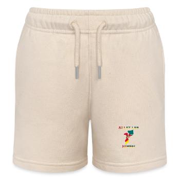 Allez Les Mambas Maillot de Pied Os Mambas - Short de jogging enfant bio Stanley/Stella - écru doux - Devant