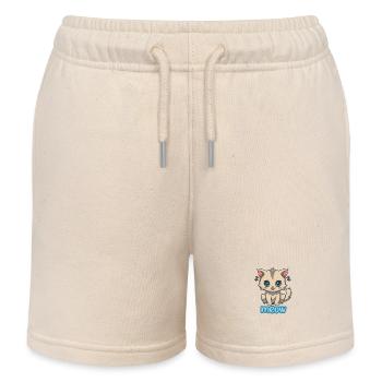 Anime Kitten Meow - Niedliches und verspieltes Design - Kinder Organic Joggingshorts Mini Bolter von Stanley/Stella - Natur - Vorne