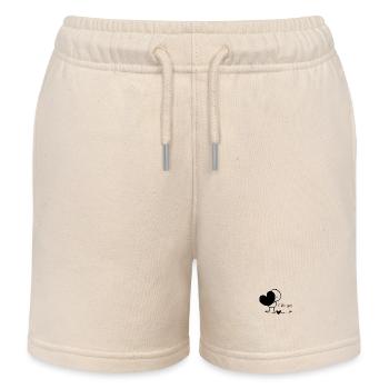 I love you 2 - Kinder Organic Joggingshorts Mini Bolter von Stanley/Stella - Natur - Vorne