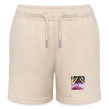 Party, JGA - Kinder Organic Joggingshorts Mini Bolter von Stanley/Stella - Natur - Vorne