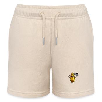 A-Maiz-Ing - Short de jogging enfant bio Stanley/Stella - écru doux - Devant