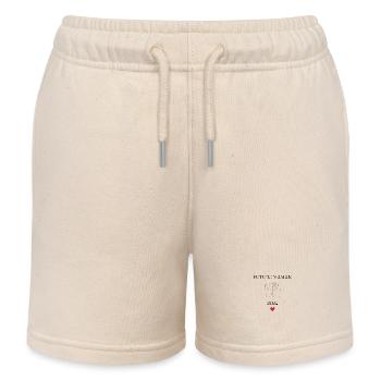 Future maman 2024 - Short de jogging enfant bio Stanley/Stella - écru doux - Devant
