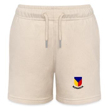 The fans from Romania - Kids Organic Sweat Shorts by Stanley/Stella - soft Ecru - Front