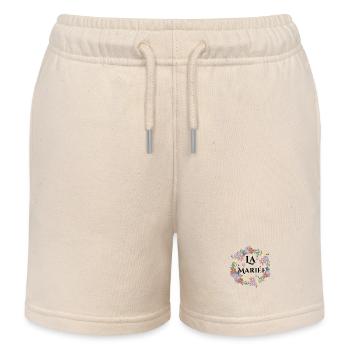 Floral Bride - Die Brautblumen - Kinder Organic Joggingshorts Mini Bolter von Stanley/Stella - Natur - Vorne