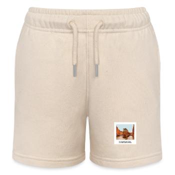 Hamburg - Kinder Organic Joggingshorts Mini Bolter von Stanley/Stella - Natur - Vorne