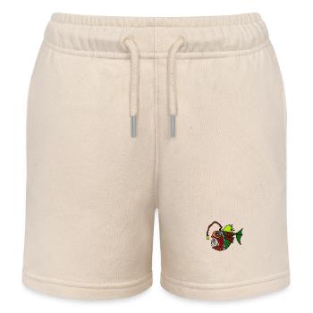 Anglerfisch - Kinder Organic Joggingshorts Mini Bolter von Stanley/Stella - Natur - Vorne