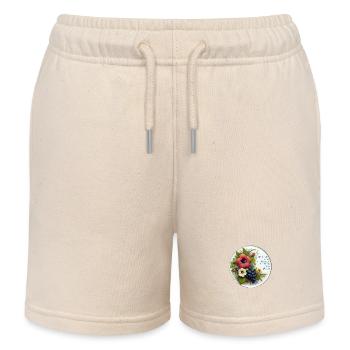 Genieße die kleinen Freuden des Lebens - Kinder Organic Joggingshorts Mini Bolter von Stanley/Stella - Natur - Vorne