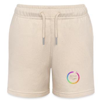 KontrastMagie Version 1 - Kinder Organic Joggingshorts Mini Bolter von Stanley/Stella - Natur - Vorne