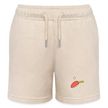 Ping Pong - Paddel & Ball - Kinder Organic Joggingshorts Mini Bolter von Stanley/Stella - Natur - Vorne