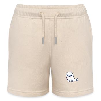 Phoque - Short de jogging enfant bio Stanley/Stella - écru doux - Devant