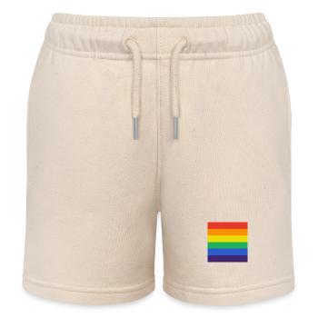 Platz der LGBT-Passion - Kinder Organic Joggingshorts Mini Bolter von Stanley/Stella - Natur - Vorne