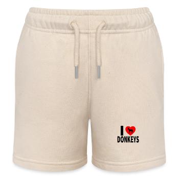 Âne - Short de jogging enfant bio Stanley/Stella - écru doux - Devant