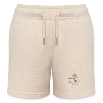 Amis pas de nourriture Veau pour les végétaliens - Short de jogging enfant bio Stanley/Stella - écru doux - Devant