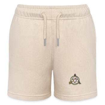 Hekate Symbolik - Kinder Organic Joggingshorts Mini Bolter von Stanley/Stella - Natur - Vorne