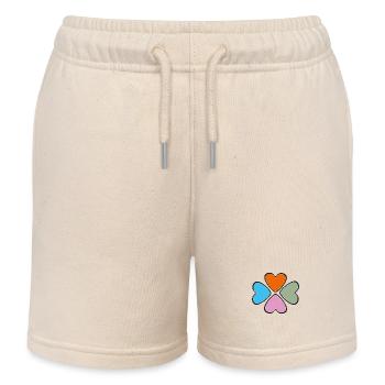 Herzensbrecher oder ewige Liebe? - Kinder Organic Joggingshorts Mini Bolter von Stanley/Stella - Natur - Vorne