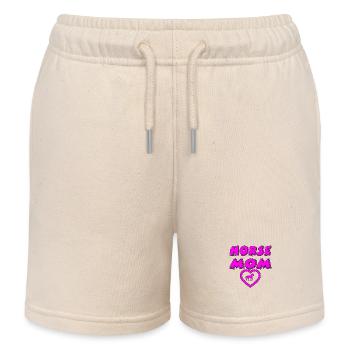 Pferd - Kinder Organic Joggingshorts Mini Bolter von Stanley/Stella - Natur - Vorne