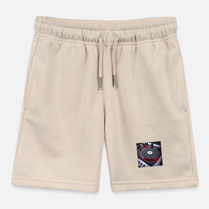 Disc jockey Kids Organic Sweat Shorts by Stanley/Stella