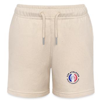 Les Athlètes Sports Compétition - Short de jogging enfant bio Stanley/Stella - écru doux - Devant