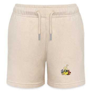 Litha Cauldron - Kids Organic Sweat Shorts by Stanley/Stella - soft Ecru - Front
