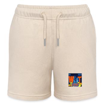WEST COAST CHEMISTRY - Kids Organic Sweat Shorts by Stanley/Stella - soft Ecru - Front