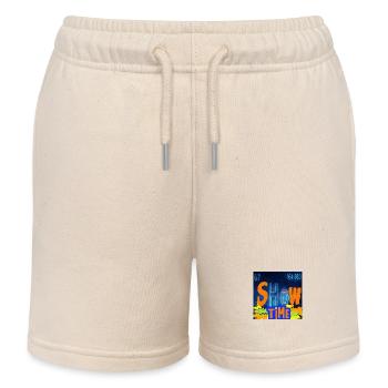 SHOWTIME CHEMISTRY - Kids Organic Sweat Shorts by Stanley/Stella - soft Ecru - Front