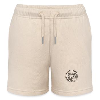 Gravel, Mountainbike, Leidenschaft, Radfahren - Kinder Organic Joggingshorts Mini Bolter von Stanley/Stella - Natur - Vorne